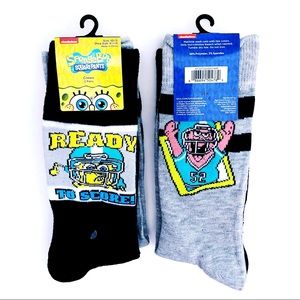๐ Spongebob Patrick Nickelodeon Football Crew Socks Mens Womens
